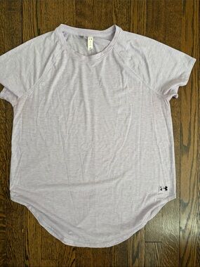 Under Armour Lavender Short Sleeve Crew Tee